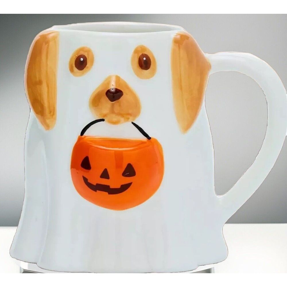 Ghost Dog‎ Halloween Mug
